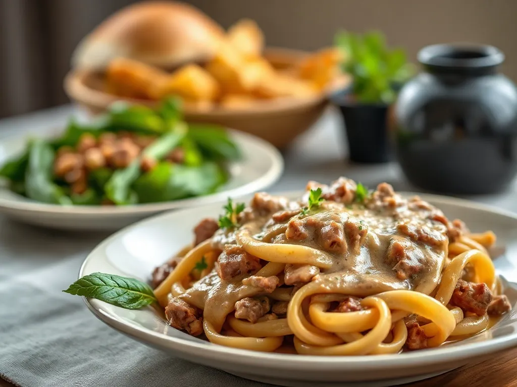 Beef Stroganoff