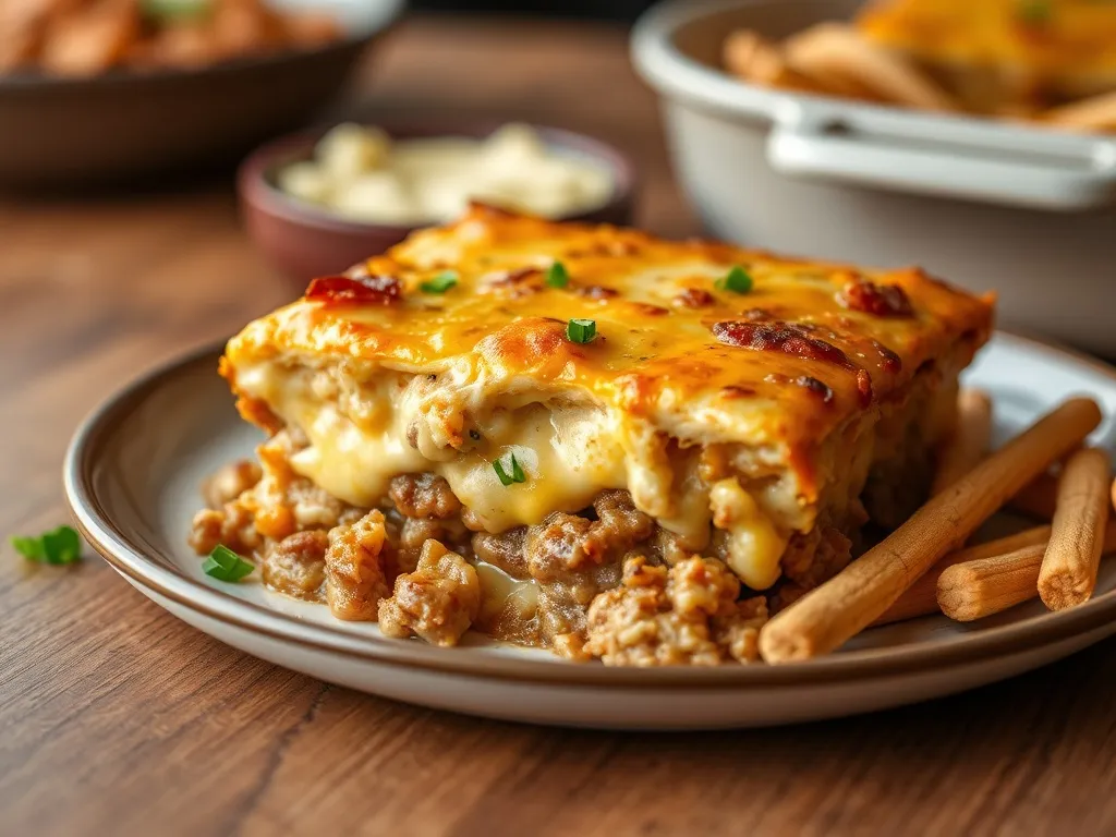 Keto Cheeseburger Casserole