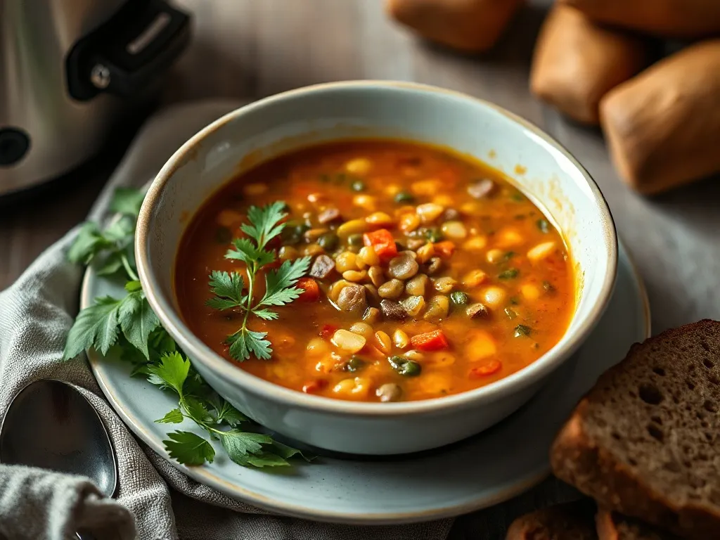 Slow Cooker Lentil Soup