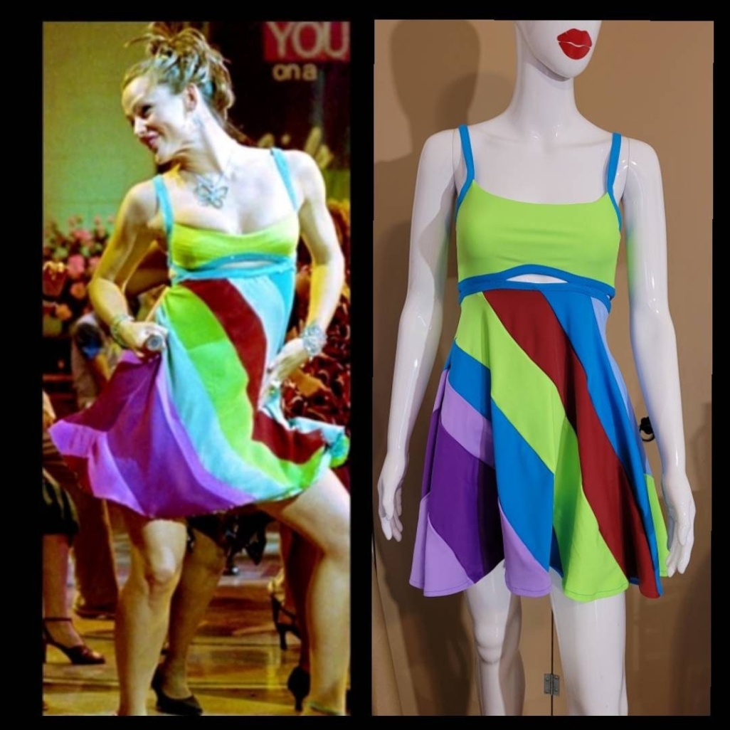 13 going on 30 outfit Bulan 1 MADE TO ORDER Jenna Rink  Going on  Inspired Multi-colored Dress a More  Affordable Alternative to My Original One