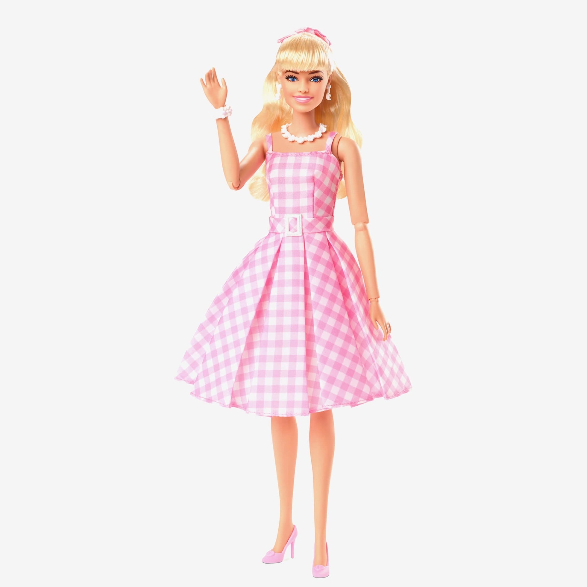 barbie gingham outfit Bulan 5 Barbie in Pink Gingham Dress – Barbie The Movie