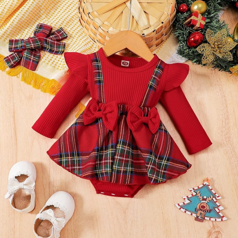 baby girl christmas outfit Niche Utama Home Amazon
