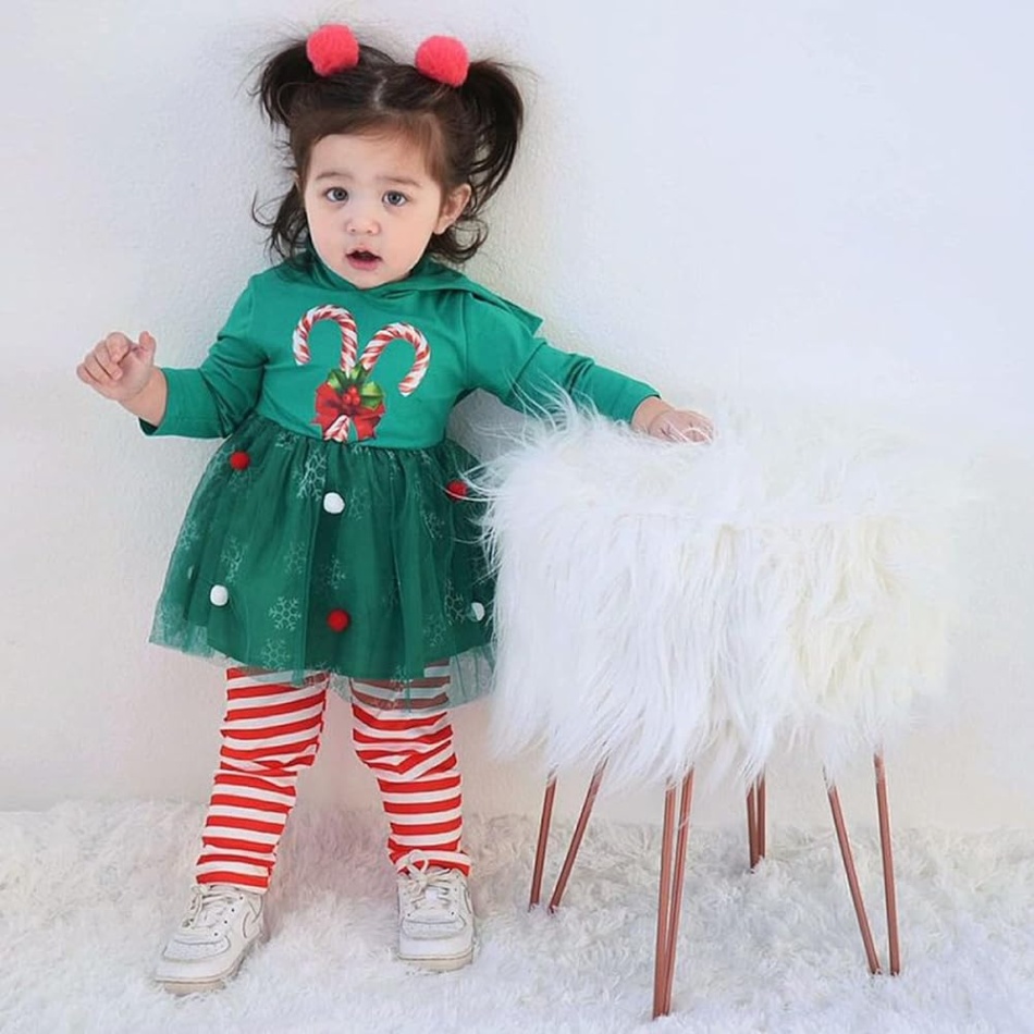 toddler girl christmas outfit Niche Utama Home HINTINA Toddler Baby Girls Christmas Outfits Santa Claus Clothes Set