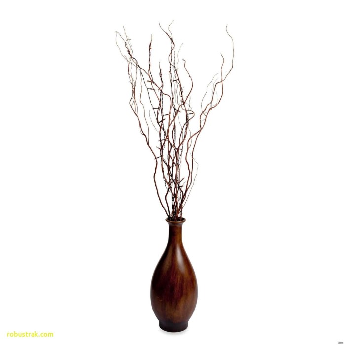 Deko zweige vase