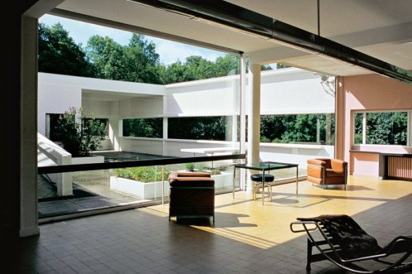 Interior desain villa savoye